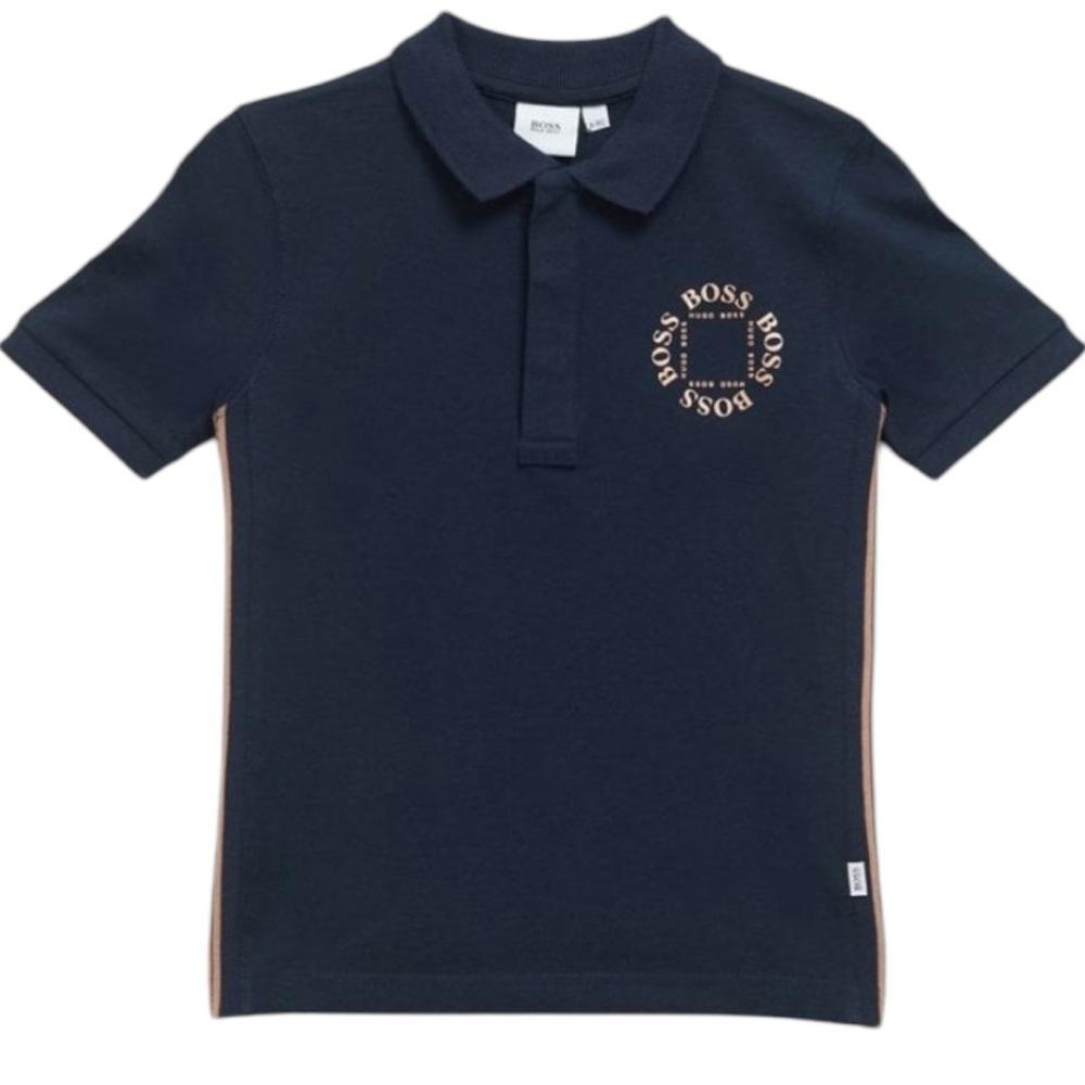 Navy Blue Hugo Boss Polo Shirt (S)